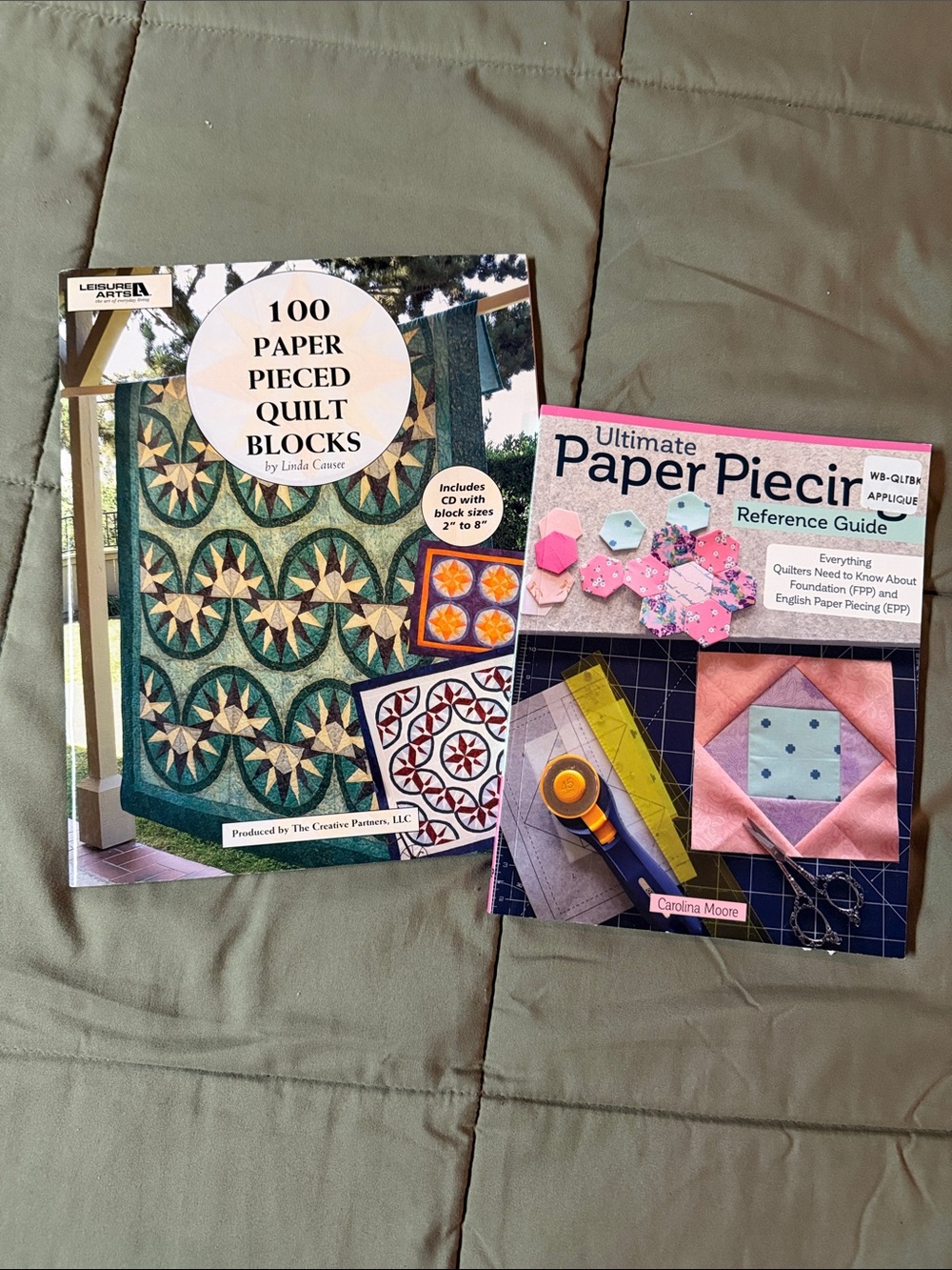2 Paper Piecing for Quilters Books